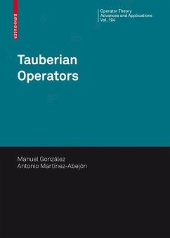 Tauberian Operators (eBook, PDF) - González, Manuel; Martínez Abejón, Antonio