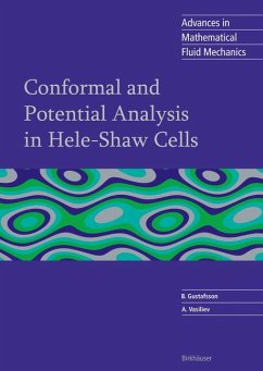 Conformal and Potential Analysis in Hele-Shaw Cells (eBook, PDF) - Gustafsson, Björn; Vasil'ev, Alexander