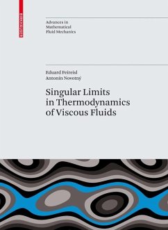 Singular Limits in Thermodynamics of Viscous Fluids (eBook, PDF) - Feireisl, Eduard; Novotný, Antonín