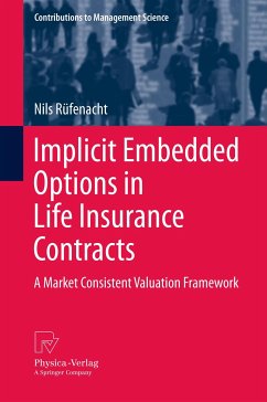 Implicit Embedded Options in Life Insurance Contracts (eBook, PDF) - Rüfenacht, Nils