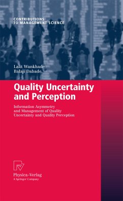 Quality Uncertainty and Perception (eBook, PDF) - Wankhade, Lalit; Dabade, Balaji