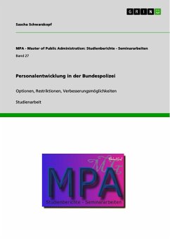Personalentwicklung in der Bundespolizei (eBook, PDF) - Schwarzkopf, Sascha