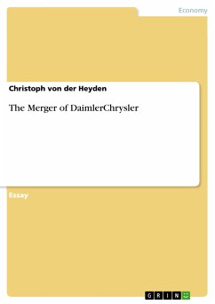 The Merger of DaimlerChrysler (eBook, PDF)