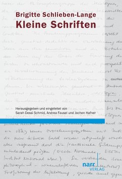 Kleine Schriften (eBook, PDF) - Schlieben-Lange, Brigitte