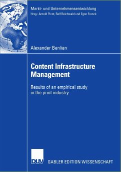 Content Infrastructure Management (eBook, PDF) - Benlian, Alexander