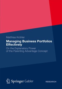 Managing Business Portfolios Effectively (eBook, PDF) - Krühler, Matthias