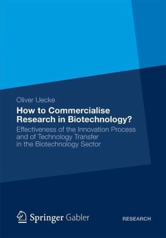 Cover How to Commercialise Research in Biotechnology? (eBook, PDF)