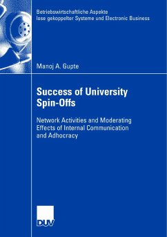 Success of University Spin-Offs (eBook, PDF) - Gupte, Manoj