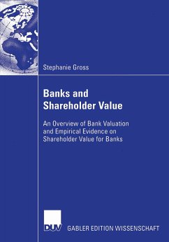 Banks and Shareholder Value (eBook, PDF) - Gross, Stephanie