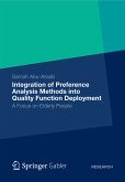 Integration of Preference Analysis Methods into QFD for Elderly People (eBook, PDF)
