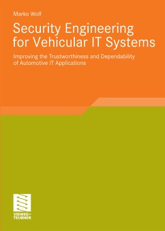 Security Engineering for Vehicular IT Systems (eBook, PDF) - Wolf, Marko