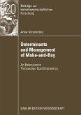 Determinants and Management of Make-and-Buy (eBook, PDF)