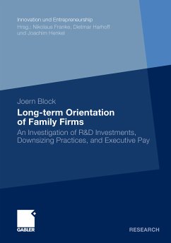 Long-term Orientation of Family Firms (eBook, PDF) - Block, Jörn