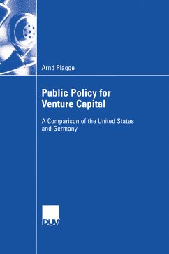 Public Policy for Venture Capital (eBook, PDF) - Plagge, Arnd
