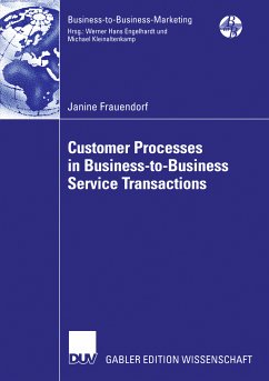 Customer Processes in Business-to-Business Service Transactions (eBook, PDF) - Frauendorf, Janine