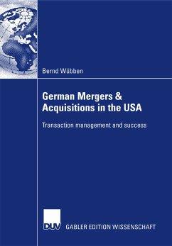 German Mergers & Acquisitions in the USA (eBook, PDF) - Wübben, Bernd