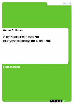 Nachrüstmaßnahmen zur Energieeinsparung am Eigenheim (eBook, PDF) - Nollmann, André