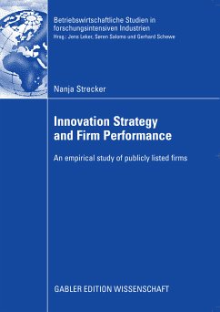 Innovation Strategy and Firm Performance (eBook, PDF) - Strecker, Nanja