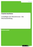 Grundlagen des Patentwesens - Die Patentanmeldung (eBook, PDF)