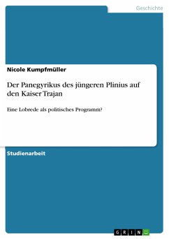 Der Panegyrikus des jüngeren Plinius auf den Kaiser Trajan (eBook, PDF)