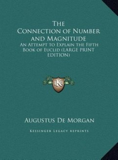 The Connection of Number and Magnitude - De Morgan, Augustus