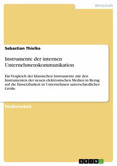 Instrumente der internen Unternehmenskommunikation (eBook, PDF) - Thielke, Sebastian
