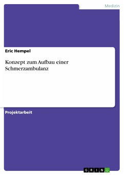 Konzept zum Aufbau einer Schmerzambulanz (eBook, PDF)