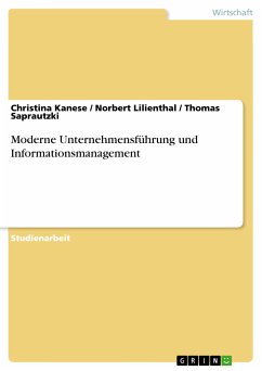 Moderne Unternehmensführung und Informationsmanagement (eBook, PDF)