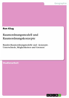 Raumordnungsmodell und Raumordnungskonzepte (eBook, PDF)
