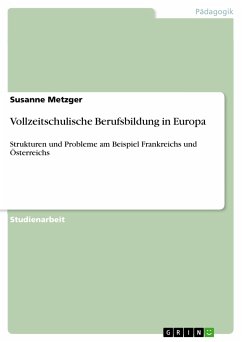 Vollzeitschulische Berufsbildung in Europa (eBook, PDF) - Metzger, Susanne