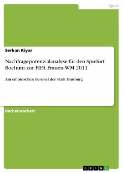 Nachfragepotenzialanalyse für den Spielort Bochum zur FIFA Frauen-WM 2011 (eBook, PDF)