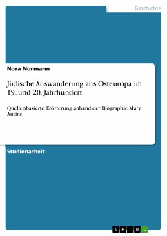 Jüdische Auswanderung aus Osteuropa im 19. und 20. Jahrhundert (eBook, PDF)