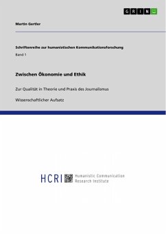 Zwischen Ökonomie und Ethik (eBook, ePUB) - Gertler, Martin