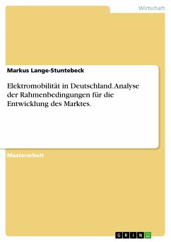 Elektromobilität in Deutschland. Analyse der Rahmenbedingungen für die Entwicklung des Marktes. (eBook, PDF)