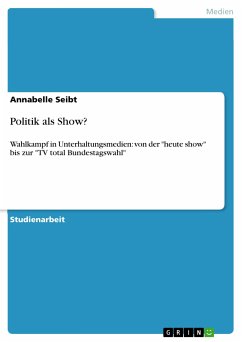 Politik als Show? (eBook, PDF) - Seibt, Annabelle