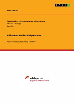 Adäquater Minderjährigenschutz (eBook, ePUB)