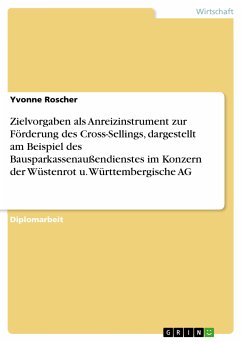 Zielvorgaben als Anreizinstrument zur Förderung des Cross-Sellings, dargestellt am Beispiel des Bausparkassenaußendienstes im Konzern der Wüstenrot u. Württembergische AG (eBook, PDF)