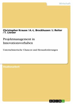 Projektmanagement in Innovationsvorhaben (eBook, ePUB)
