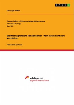 Elektromagnetische Tonabnehmer - Vom Instrument zum Verstärker (eBook, PDF) - Weber, Christoph