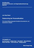 Outsourcing der Personalfunktion (eBook, PDF) Outsourcing der Personalfunktion (eBook, PDF)
