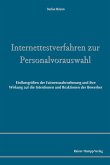 Internettestverfahren zur Personalauswahl (eBook, PDF)