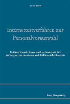 Internettestverfahren zur Personalauswahl (eBook, PDF) - Brünn, Stefan