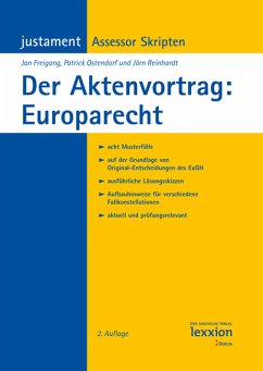 Der Aktenvortrag: Europarecht (eBook, PDF) - Ostendorf, Patrick; Reinhardt, Jörn
