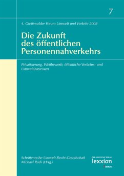 Die Zukunft des öffentlichen Personennahverkehrs (eBook, PDF)