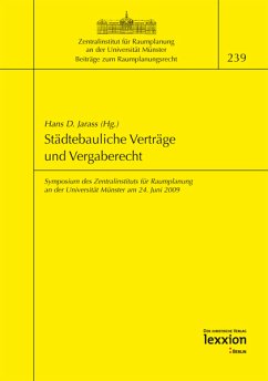 Städtebauliche Verträge und Vergaberecht (eBook, PDF) - Jarass, Hans D.