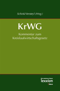 Kommentar zum Kreislaufwirtschaftsgesetz (KrWG) 2012 (eBook, PDF)