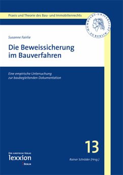 Die Beweissicherung im Bauverfahren (eBook, PDF) - Fairlie, Susanne