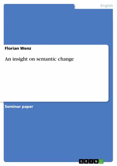 An insight on semantic change (eBook, PDF)
