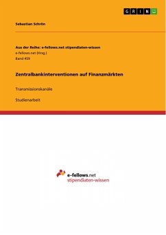 Zentralbankinterventionen auf Finanzmärkten (eBook, PDF) - Schrön, Sebastian