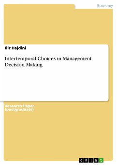 Intertemporal Choices in Management Decision Making (eBook, ePUB)